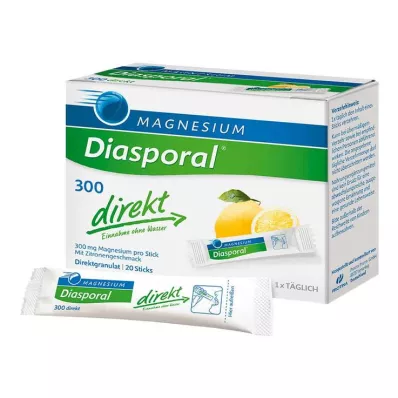 MAGNESIUM DIASPORAL 300 priamych granúl, 20 ks MAGNESIUM DIASPORAL 300 priamych granúl, 20 ks