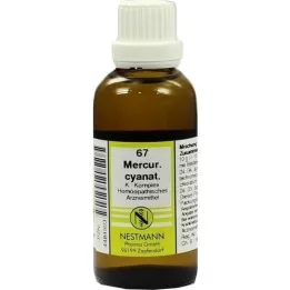 MERCURIUS CYANATUS K Complex č. 67 Riedenie, 50 ml