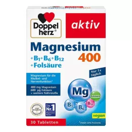 DOPPELHERZ Horčík 400 mg tablety, 30 ks
