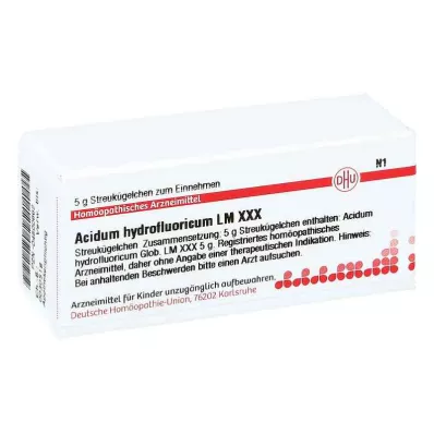 ACIDUM HYDROFLUORICUM LM XXX Guľôčky, 5 g