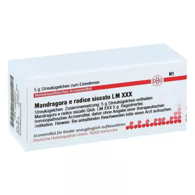 MANDRAGORA E radice siccata LM XXX Guľôčky, 5 g