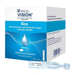 HYLO-VISION sínusové jednodávkové pipety, 60X0,4 ml