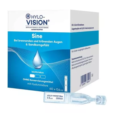 HYLO-VISION sínusové jednodávkové pipety, 60X0,4 ml HYLO-VISION sínusové jednodávkové pipety, 60X0,4 ml