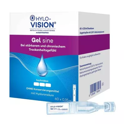 HYLO-VISION Jednodávkové pipety Gel sine, 60X0,35 ml