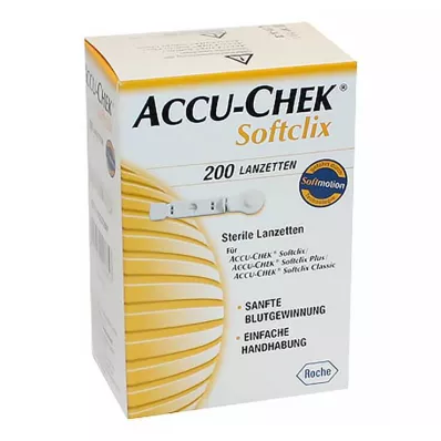 ACCU-CHEK Lancety Softclix, 200 ks