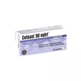 CEFASEL 50 výživných tabliet selénu, 100 ks