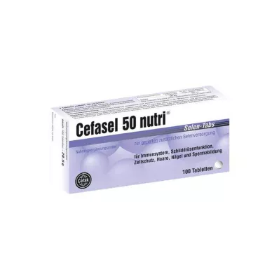 CEFASEL 50 výživných tabliet selénu, 100 ks
