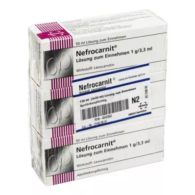 Nefrocarnit perorálny roztok, 150 ml