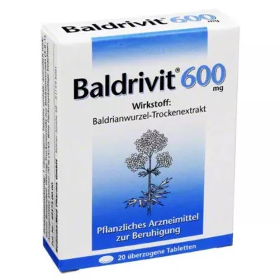 BALDRIVIT 600 mg obalené tablety, 20 ks BALDRIVIT 600 mg obalené tablety, 20 ks