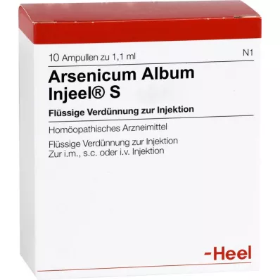 ARSENICUM ALBUM INJEEL Ampulky S, 10 ks