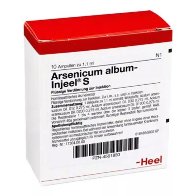 ARSENICUM ALBUM INJEEL Ampulky S, 10 ks