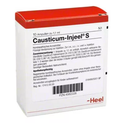 CAUSTICUM INJEEL Ampulky S, 10 ks