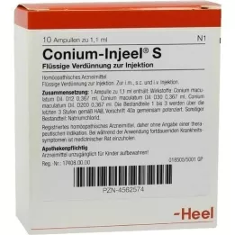 CONIUM INJEEL Ampulky S, 10 ks