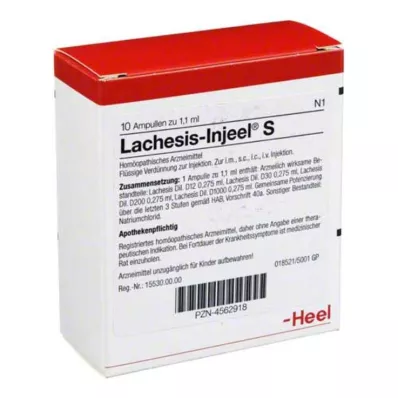 Lachesis Injeel S ampulky, 10 ks Lachesis Injeel S ampulky, 10 ks