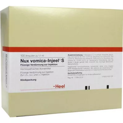 NUX VOMICA INJEEL Ampulky S, 100 ks
