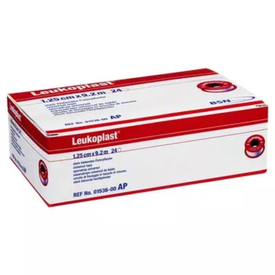 LEUKOPLAST 1,25 cmx9,2 m, 24 ks