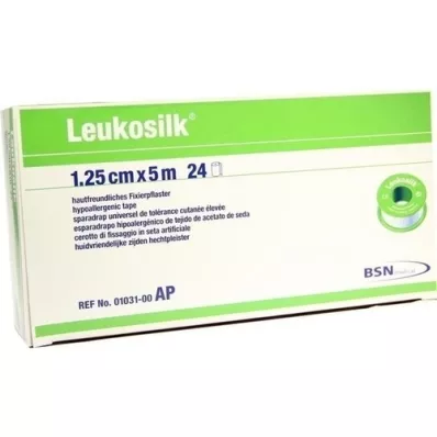 LEUKOSILK 1,25 cmx5 m, 24 ks