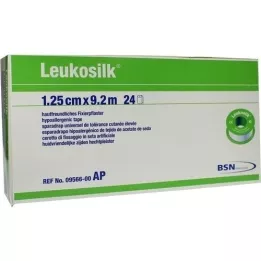 LEUKOSILK 1,25 cmx9,2 m, 24 ks