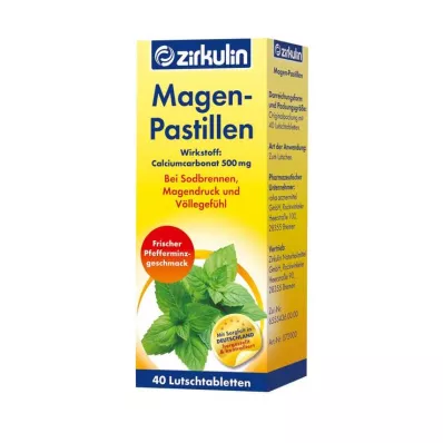 ZIRKULIN Žalúdočné pastilky, 40 ks