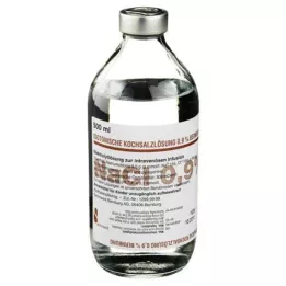 ISOTONISCHE Chlorid sodný 0,9% Bernburg Inf.-L.Glas, 500 ml