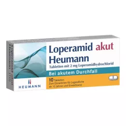 LOPERAMID akútne tablety Heumann, 10 ks