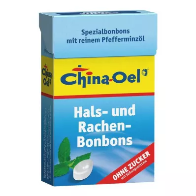 CHINA ÖL Pastilky na hrdlo a kašeľ bez cukru, 40 g
