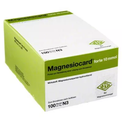 MAGNESIOCARD forte 10 mmol Plv.z.Her.e.Lsg.z.Einn., 100 ks MAGNESIOCARD forte 10 mmol Plv.z.Her.e.Lsg.z.Einn., 100 ks