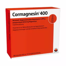 CORMAGNESIN 400 ampuliek, 10X10 ml