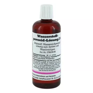 WASSERSTOFFPEROXID Roztok 3%, 100 ml