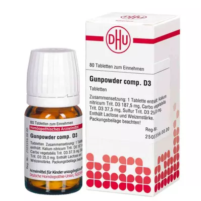 GUNPOWDER komp.D 3 tablety, 80 ks