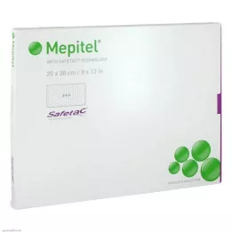MEPITEL Silikónový sieťový obväz 20x30 cm sterilný, 5 ks