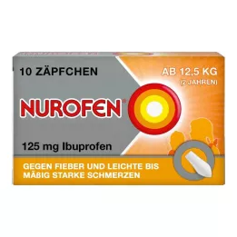 NUROFEN Junior 125 mg čapíky, 10 ks