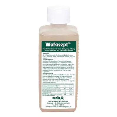 WOFASEPT Dezinfekčný prostriedok na nástroje a povrchy, 250 ml