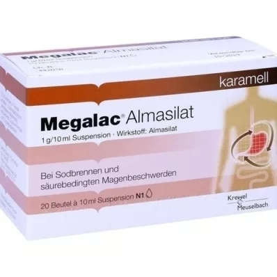 MEGALAC Almasilátová suspenzia, 20X10 ml