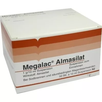 MEGALAC Almasilátová suspenzia, 50X10 ml