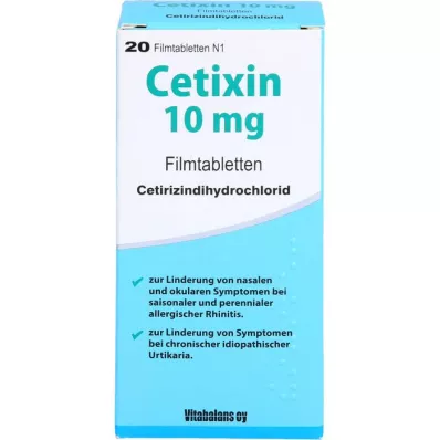 CETIXIN 10 mg filmom obalené tablety, 20 ks