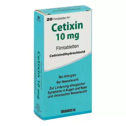 CETIXIN 10 mg filmom obalené tablety, 20 ks