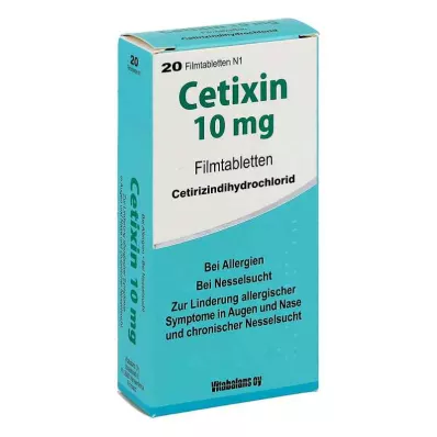 CETIXIN 10 mg filmom obalené tablety, 20 ks
