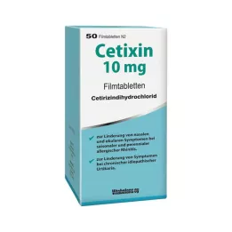 CETIXIN 10 mg filmom obalené tablety, 50 ks