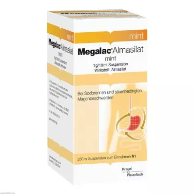 Megalac Almasilat mätová suspenzia, 250 ml Megalac Almasilat mätová suspenzia, 250 ml