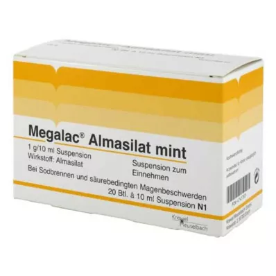 Megalac Almasilat mätová suspenzia, 20x10 ml