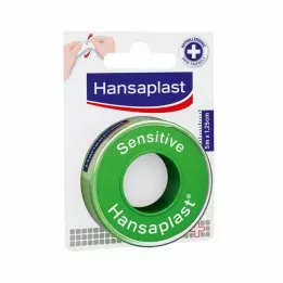 HANSAPLAST Citlivá fixačná náplasť 1,25 cmx5 m, 1 ks