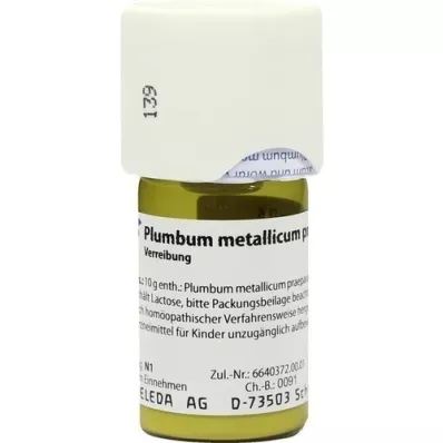 PLUMBUM METALLICUM praep. D 6 Triturácia, 20 g