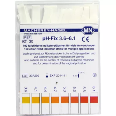 PH-FIX Indikačné tyčinky pH 3,6-6,1, 100 ks