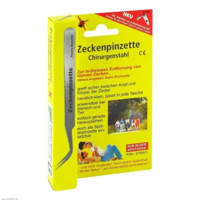 ZECKENPINZETTE Chirurgická oceľ, 1 ks ZECKENPINZETTE Chirurgická oceľ, 1 ks