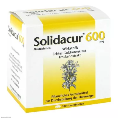 SOLIDACUR 600 mg filmom obalené tablety, 100 ks SOLIDACUR 600 mg filmom obalené tablety, 100 ks