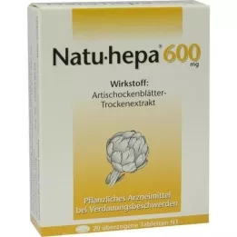 NATU HEPA 600 mg obalené tablety, 20 ks