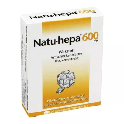 Natu Hepa 600 mg obalené tablety, 20 ks Natu Hepa 600 mg obalené tablety, 20 ks