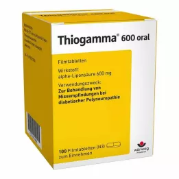 THIOGAMMA 600 perorálnych filmom obalených tabliet, 100 ks