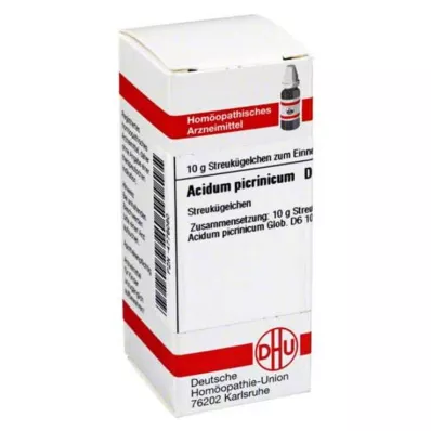 DHU Acidum picrinicum D 6 globule, 10 g DHU Acidum picrinicum D 6 globule, 10 g